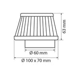 Pilot Pilot Performance AF-5 Conical Air Filter
