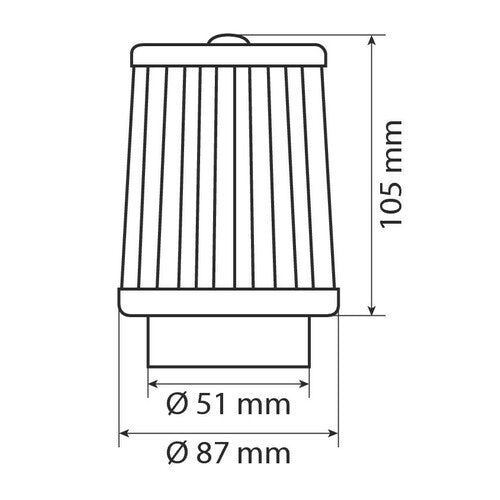 Pilot Pilot Performance AF-6 Conical Air Filter