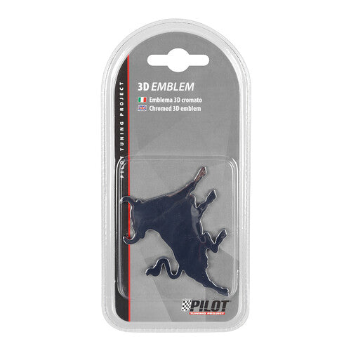 Pilot 3D Chrome Emblem - Bull