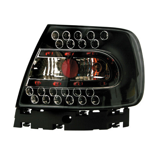 Par de luces traseras LED Pilot - Compatible con Audi A4 (1/95-11/00) - Negro