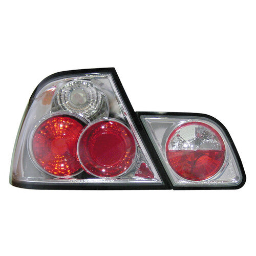 Pilot Coppia fanali posteriori - compatibile per Bmw E46 (1999-2002) - Cromo