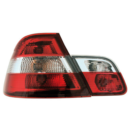 Pilot Coppia fanali posteriori - compatibile per Bmw E46 (1999-2002) - Crystal