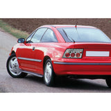 Par de luces traseras de piloto - Compatible con Opel Calibra (6/90-9/97) - Cromadas