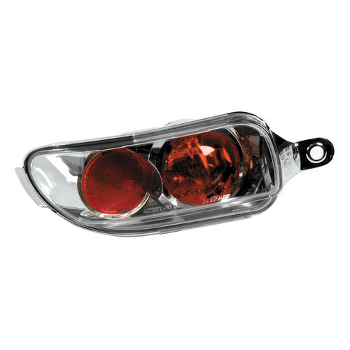 Par de luces antiniebla traseras Pilot - Compatible con Opel Corsa (10/00-12/06) - Cromadas