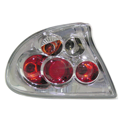 Par de luces traseras de piloto - Compatible con Opel Tigra (7/94-12/00) - Cromadas