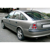 Par de luces traseras de piloto - Compatible con Opel Vectra (6/95-9/99) - Cromadas