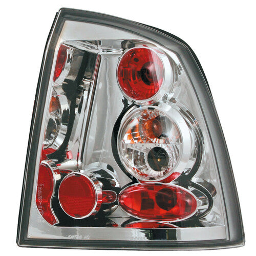 Pilot Coppia fanali posteriori - compatibile per Opel Astra G (3/00>) - Cromo