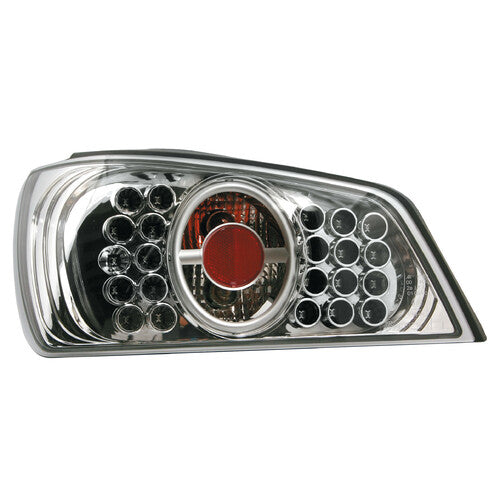 Par de luces traseras LED Pilot - Compatible con Peugeot 306 (5/93-7/01) - Cromadas