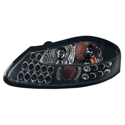Par de luces traseras LED Pilot - Compatible con Porsche Boxster (9/96-10/04) - Negro