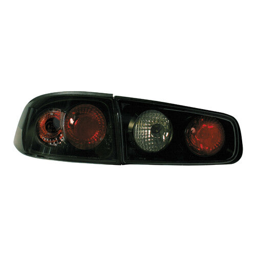 Par de luces traseras de piloto - Compatible con Renault Laguna (3/01>) - Negro