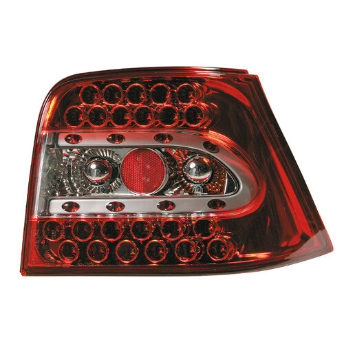 Par de luces traseras LED Pilot - Compatible con VW Golf IV (8/97-9/03) - Rojo