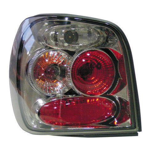 Pilot Coppia fanali posteriori - compatibile per VW Polo (10/99-9/01) - Cromo