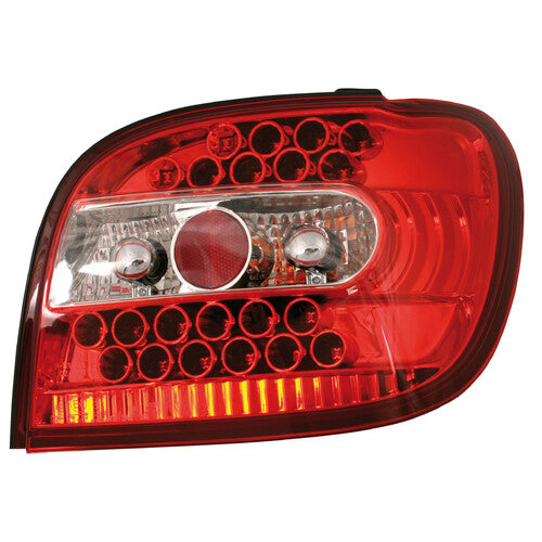 Par de luces traseras LED Pilot - Compatible con Toyota Yaris (4/99>12/05) - Rojo