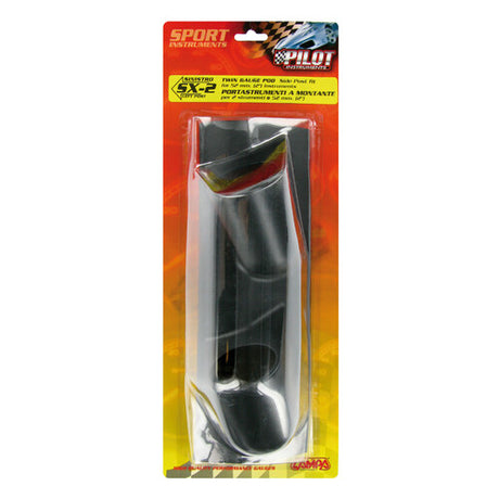 Pilot 2-Hole Pillar Instrument Panel (52mm) - Black - Left