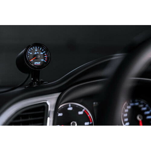 Manómetro analógico Pilot Black, temperatura del agua - 2 (52 mm)