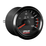 Manómetro analógico Pilot Black, temperatura del agua - 2 (52 mm)