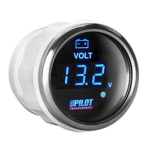 Pilot Black Digital Gauge Series, Voltimetro -  2 (52 mm)