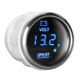 Pilot Black Digital Gauge Series, Voltimetro -  2 (52 mm)
