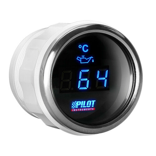 Pilot Black Digital Gauge Serie, Öltemperatur - 2 (52 mm)