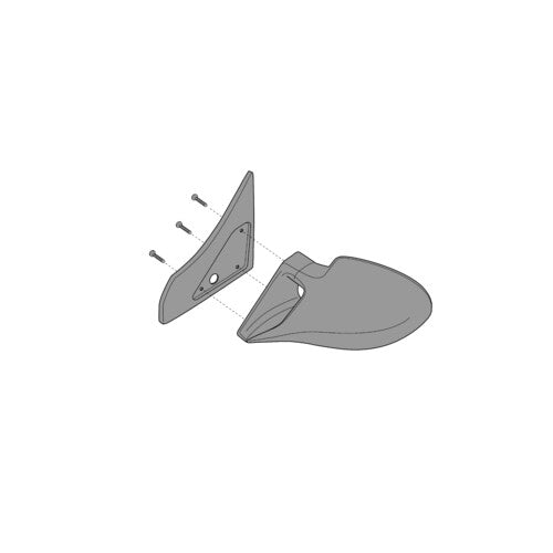 Kit de montaje de espejo retrovisor Pilot Race - Hyundai S-Coupé (4/92-5/96)