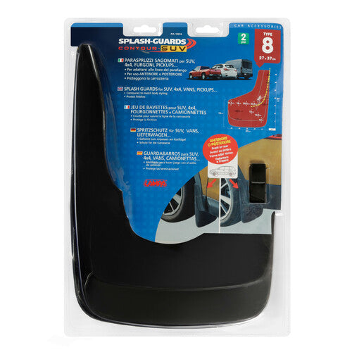 Lampa Splash-Guards Contour, paraspruzzi sagomati - Type 8