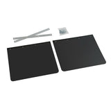 Pair of Black PVC Truck Mud Flaps - 40x30 cm