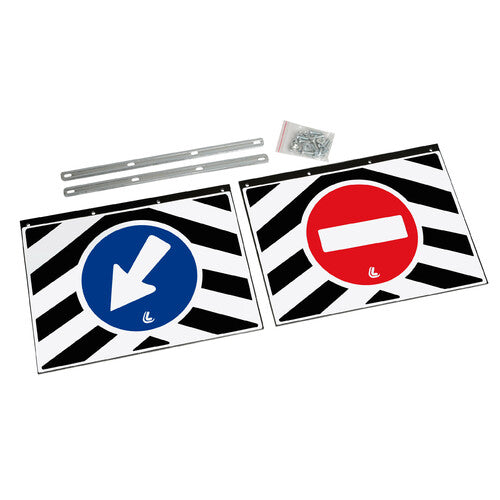 Pair of PVC Truck Mud Flaps - 35x30 cm