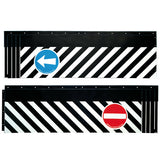 Lampa Coppia paraspruzzi camion in pvc con segnali - 240x37 cm