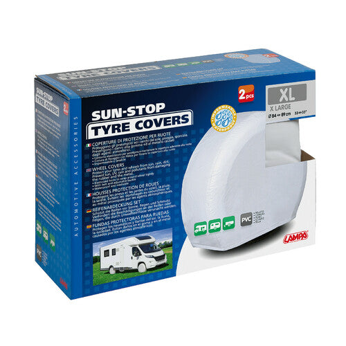 Lampa Sun-Stop, coperture di protezione per ruote, 2 pz - XL 15928