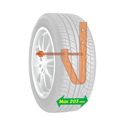 Lampa Wheel-Holder, set 4 staffe porta-ruote 15959