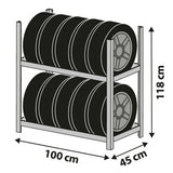 Porta neumáticos o ruedas completo Lampa 15962