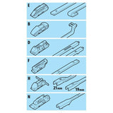 Lampa Raptor Hybrid, windshield wiper blade - 38 cm (15") - 1 pc