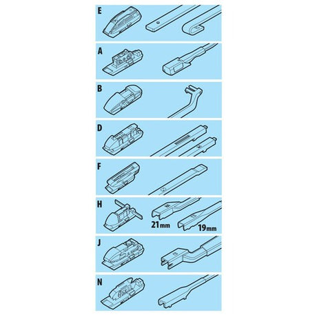 Lampa Raptor Hybrid, windshield wiper blade - 45 cm (18") - 1 pc