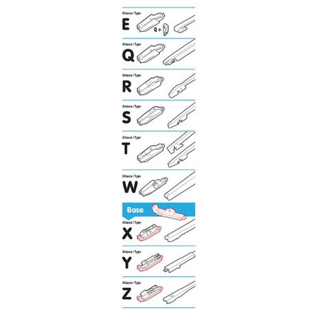 Lampa One Fit, Rear Wiper Blade - 31 cm (12") - 1 pc