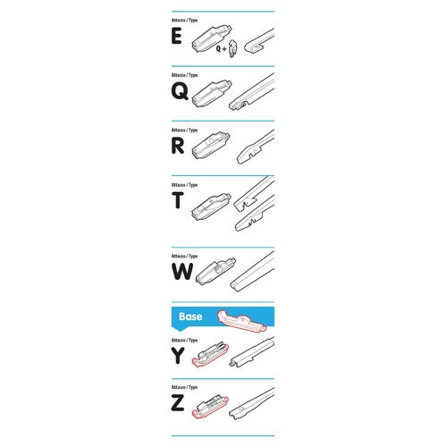 Lampa One Fit, Rear Wiper Blade - 33 cm (13") - 1 pc