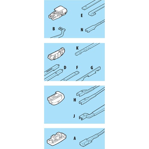 Lámpara de xenio, escobilla limpiaparabrisas - 45 cm (18") 19545