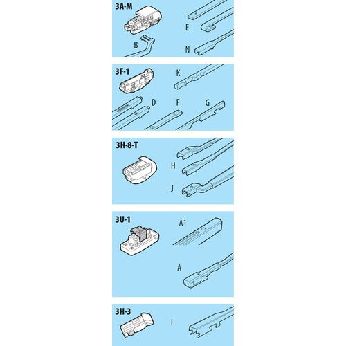 Lámpara de xenio, escobilla limpiaparabrisas - 60 cm (24") 19551