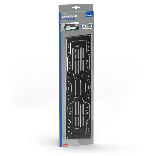 Rear Steel License Plate Lamp - Black