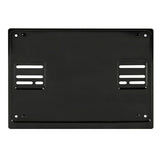 Quadratische Kennzeichenleuchte aus Stahl – Schwarz