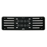 Polypropylen-Kennzeichenleuchte vorne – Schwarz