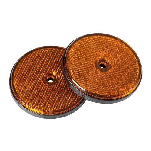 Lampa Catarifrangenti rotondi -  65 mm - Arancio 20526