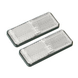 Euro-Norm Lampe, rechteckige Reflektoren – 90 x 35 mm – Weiß