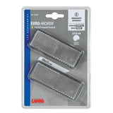 Euro-Norm Lampe, rechteckige Reflektoren – 90 x 35 mm – Weiß