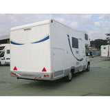 Lampa Euro-Norm catarifrangenti triangolari - 150x130 mm - Rosso