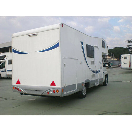 Euro-Norm Triangular Reflector Lamp - 150x130 mm - Red