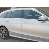 Unsichtbare Lampe, 4er-Set Türschutzleisten aus Epoxidharz – Transparent