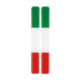 Lampa Flag-Italy, coppia bandiere Italia - 15x138 mm 20640