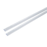 Lampa Door-Strip, Adhesive Door Protector Strips - 2 x 65 cm - Transparent
