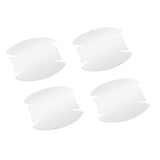 Láminas antirayaduras Lampa para huecos de tiradores, juego de 4 - 8x8 cm 20805