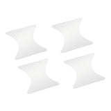Láminas antirayaduras Lampa para huecos de tiradores, juego de 4 - 8,5x8 cm 20806